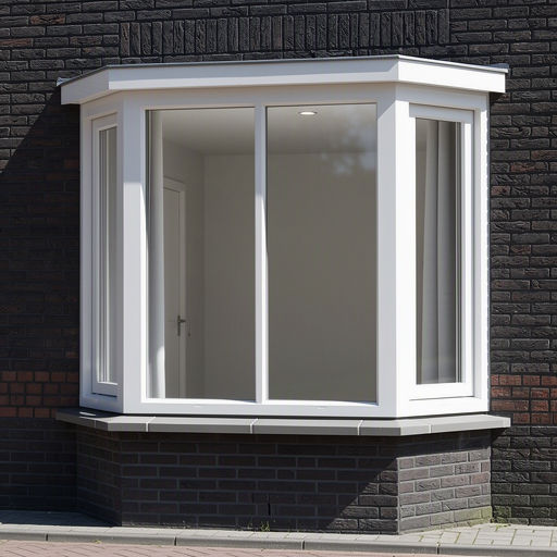 Antraciet kunststof kozijnen aan een gerenoveerde woning