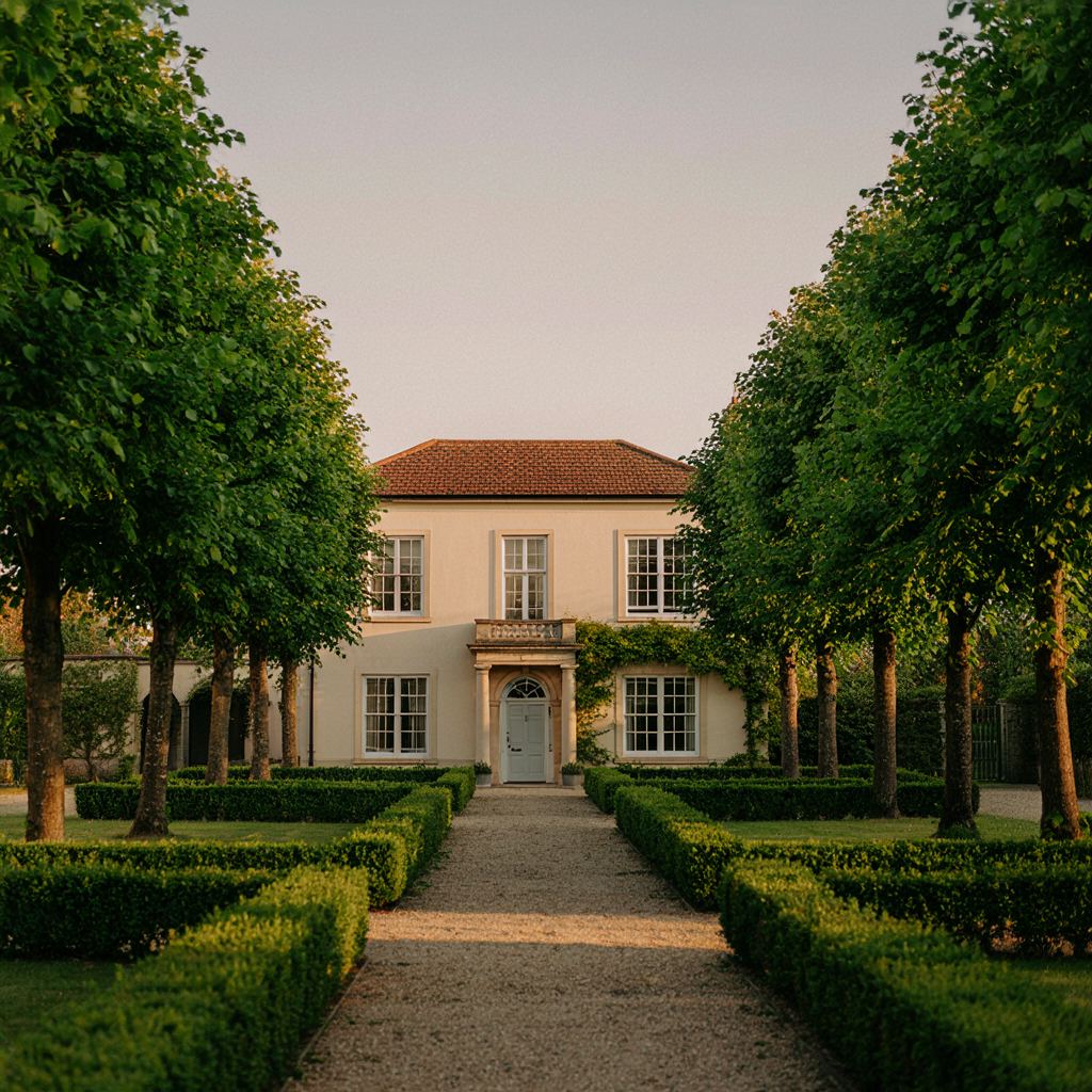 Vrijstaande woning in Zoeterwoude met groene houtlook kunststof kozijnen omringd door weids polderlandschap