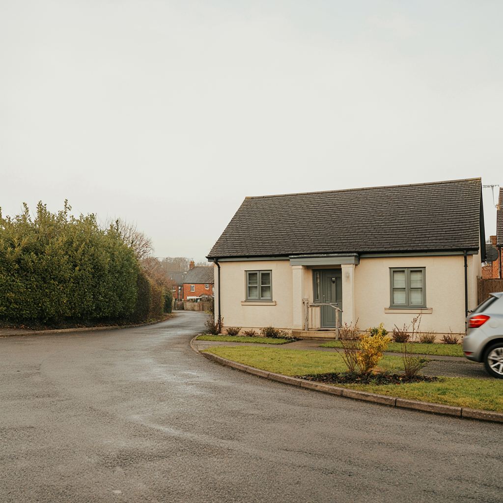 Hoekwoning met donkergroene kunststof kozijnen en een erker met bloembakken in een rustige Rijswijkse laan